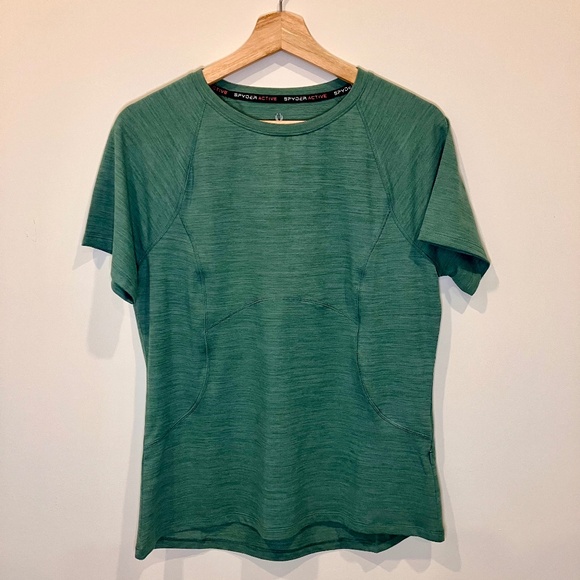 Green Spyder Active Women's Top (L) - Picture 1 of 4